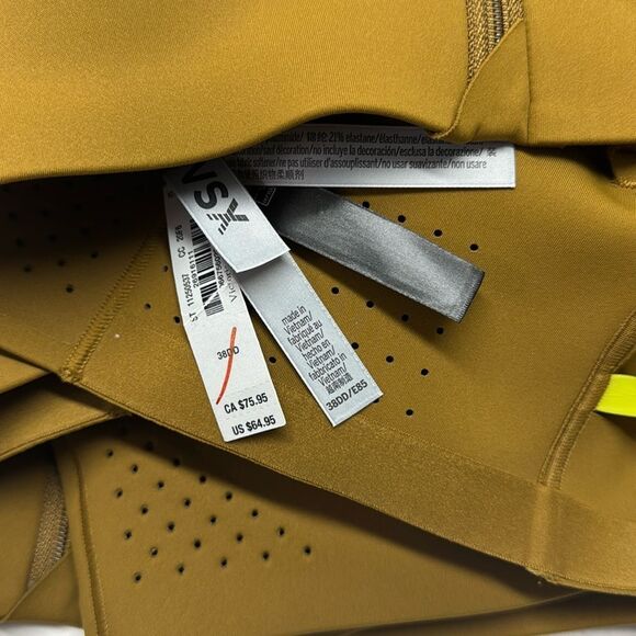 🔥Victoria's Secret olive green  Sports Bra with Front Zipper SZ 38C  New - Picture 8 of 12